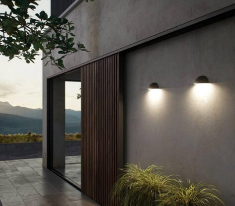 Arcus smart vegglampe utendors Sort 4