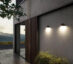 Arcus smart vegglampe utendors Sort 4