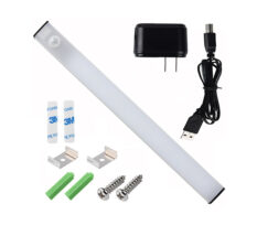 12V LED Lyslist med Sensor Sølv