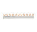 Kappet skinne 2P for 1+N 2Pol/2mod 10 kurser 16mm² CV058629
