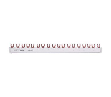 Kappet skinne 4P (1+N)2P/2modul for fordelningskap 9 kurser 16mm² CV045445