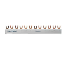Kappet skinne 4P for 1+N 2Pol/2mod ford. skap 12 kurser 16mm² CV046916