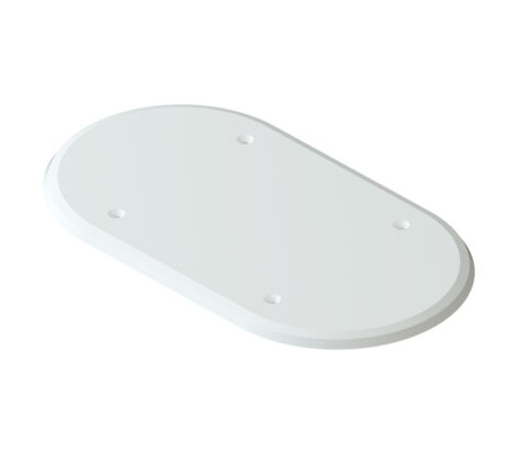 R-Line Vegglokk 2-Hull Hvit