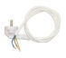 Nettkabel 3G1.0mm² jordet støpsel 3m – Hvit – Malmbergs
