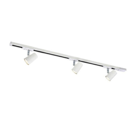 Trackline Conic Spotskinne 1 meter m/3 Spotter Hvit