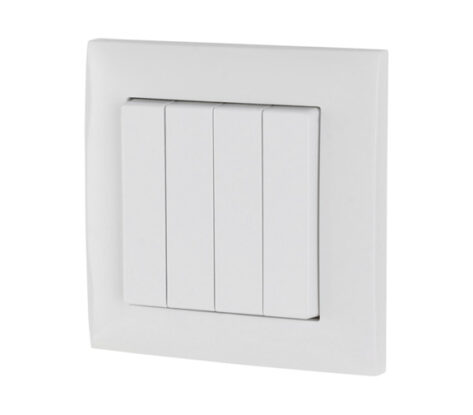 xComfort Trykknapp 55x55mm 4-f komplett CPAD-00/195