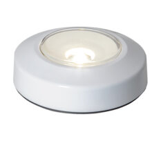 Nattlampe m/Push 3000K 36lm 0,23W Hvit