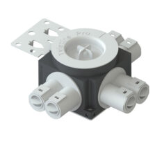 R-Line Veggboks 71mm 6-Løp 16/20mm Stenderfeste