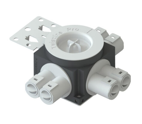 R-Line Veggboks 71mm 6-Løp 16/20mm Stenderfeste