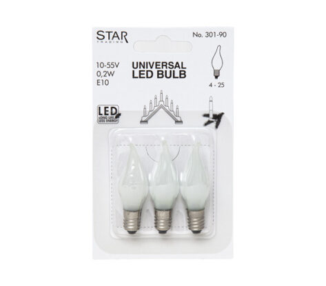 Res pære 3-pk Universal Led 2
