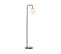 Elisa Gulvlampe E14 m/Glass Sort