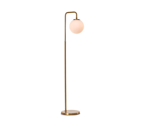 Elisa Gulvlampe E14 m/Glass Messing