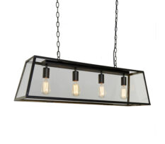 Dovre Takpendel 68 230V 4x E27 Sort