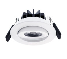 NP Eco LED Downlight WarmDim 8W IP44 Matt Hvit