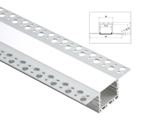 Alexia 32 Led Strip Aluprofil innsparkling 1M