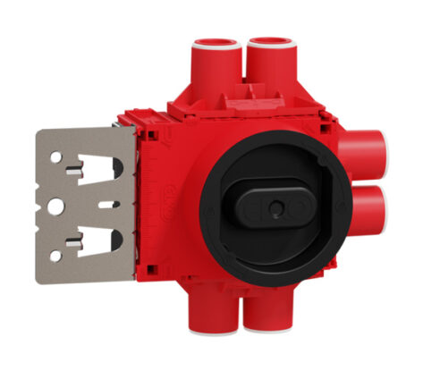 Elko veggboks brann 1m høy 6-løp stender