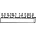 EATON Samleskinne 2-FAS 1+2-POL 4modul