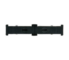 SG Zip skinnesystem 230V Sort Rett skjøt