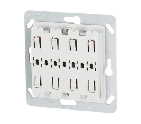 xComfort 4-Felts Trykknapp Hvit CTAA-04/04