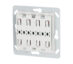 xComfort 4-Felts Trykknapp Hvit CTAA-04/04