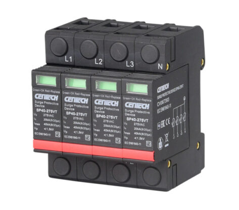 Overspenningsvern 4P Type 2 Pluggbar 275V