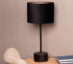 Merida stor bordlampe med velour skjerm 4