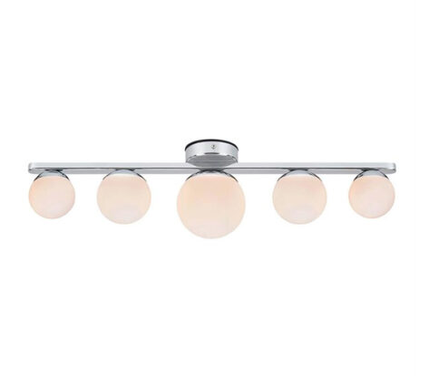 PURO Ceiling Wall 5L Chrome Opal IP44