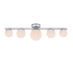PURO Ceiling Wall 5L Chrome Opal IP44