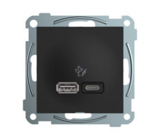 Elko Plus USB PD A+C Lader 45W Innfelt Sort