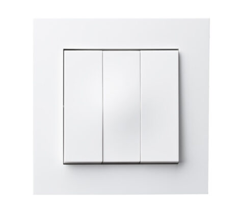 Elko Plus Bryter 1+1+1 Innfelt Polarhvit