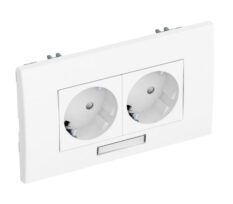 Kanal GK Komplett Stikkontakt Dobbel Modul 45