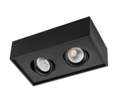 SG Cube Lux 2X7W 1080lm 2700K Sort