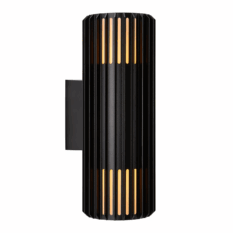 Nordlux Aludra x2 Vegglampe IP54 Seaside Sort