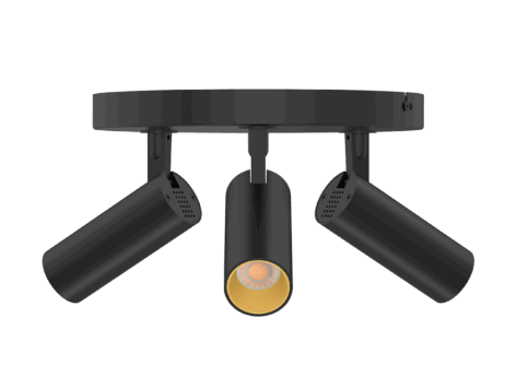 TL Tubespot Mini 927 3x8W SP Trio Sort