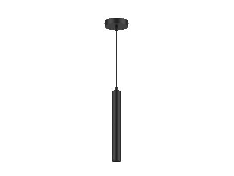 TL Tubespot Mini 927 8W Pendel Ø39 30cm Sort 3m
