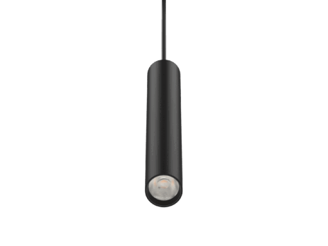 TL Tubespot Mini 927 8W Pendel Ø39 30cm Sort 3m