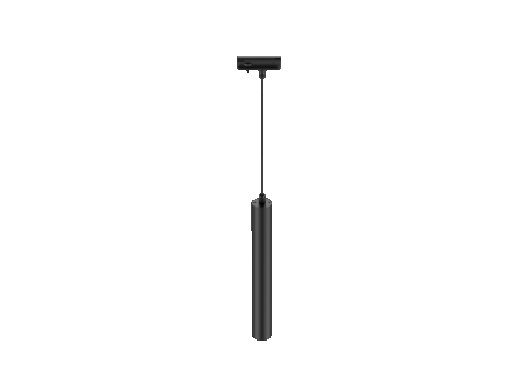 TL Tubespot Mini 927 8W Pendel Skinne Ø39 30cm Sort