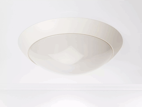 R-Line ESAVE 15W 3000K Ø30cm Hvit IP44 m/Sensor