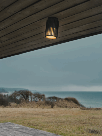 Nordlux Aludra Taklampe IP54 Seaside Sort