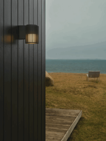 Nordlux Aludra Vegglampe IP54 Seaside Antrasitt