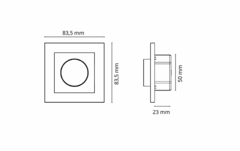 SG LEDDIM 350VA Sort