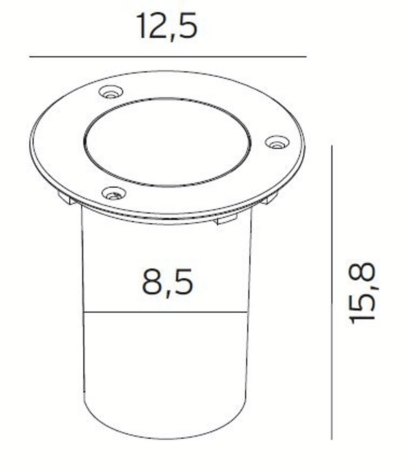 Norlys Rena 1550 LED 5,5W IP68 Stål_4