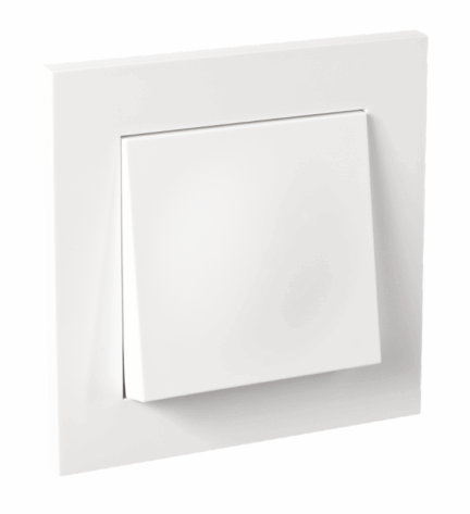 Elko Plus Bryter 1+6 Innfelt Endevender Polarhvit