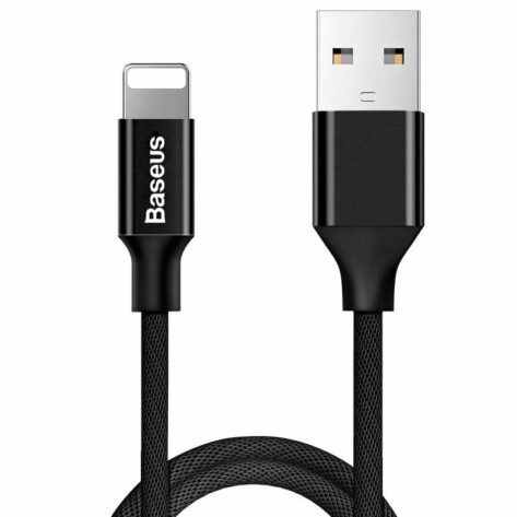 Baseus Yiven USB-A Lightning Kabel 1.2m Sort