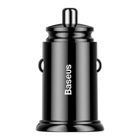 Baseus Dual QC3.0 2x USB billader 30W Sort
