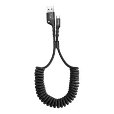 Baseus Fish eye Elastisk forsterket fjær USB-C kabel 1m