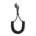 Baseus Fish eye Elastisk forsterket fjær USB-C kabel 1m