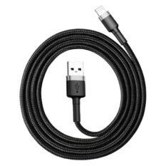 Baseus Cafule USB 2.0 Lightning Kabel 1m Sort-Grå