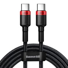 Baseus PD2.0 Cafule USB-C til USB-C 100W 2m Sort-Grå