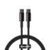Baseus Tungsten Gold Kabel Type-C Usb-C 100W 1M sort
